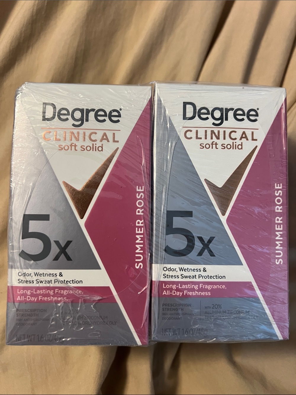 Degree Clinical Soft Solid Antiperspirant - Summer Rose (Pink)